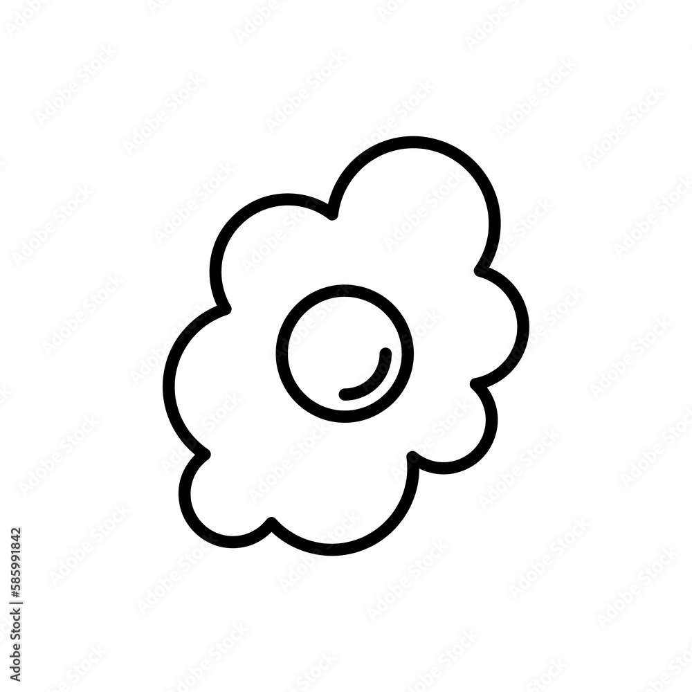 Egg vector icon, breakfast symbol. flat vector illustration for web site or mobile app.eps Egg vector icon, breakfast symbol. flat vector illustration for web site or mobile app.eps