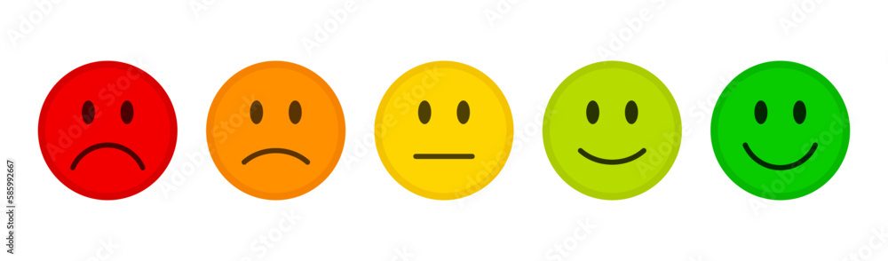 Fototapeta premium Smiley icon set