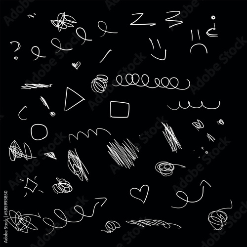 Explorando la Creatividad a Través de Vectores de Garabatos