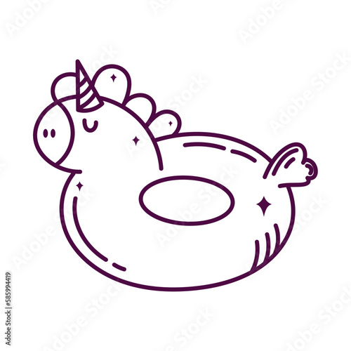 floating ring unicorn