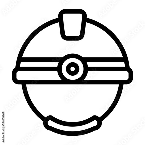 mining helmet icon