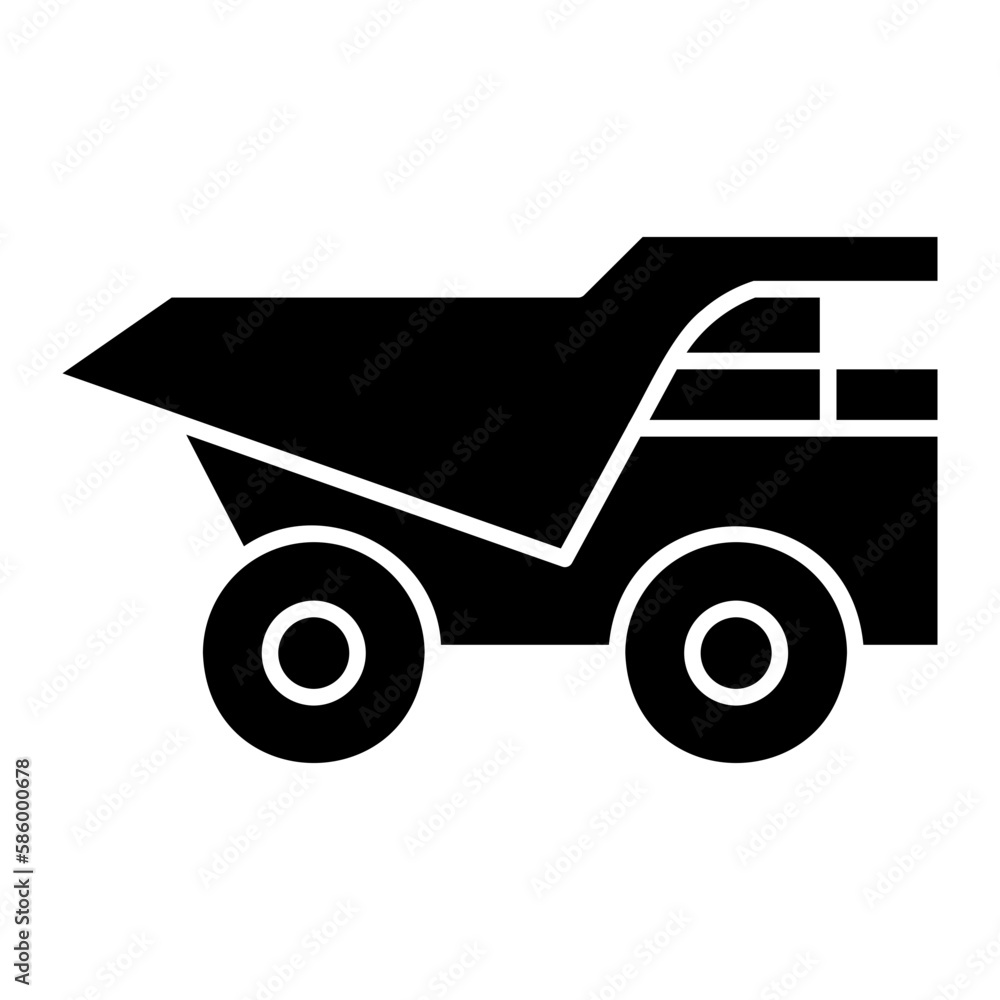 mining truck icon