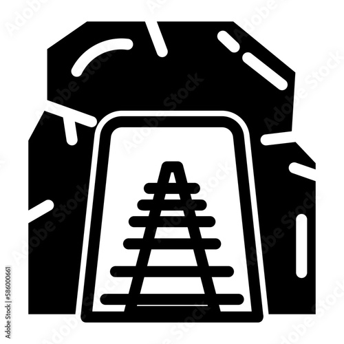 mining cave icon