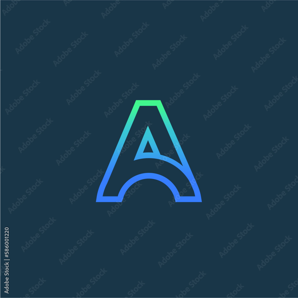 Logo initial A Logo initial A
