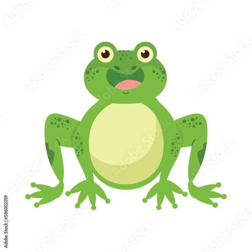 cartoon toad mascot sitting
