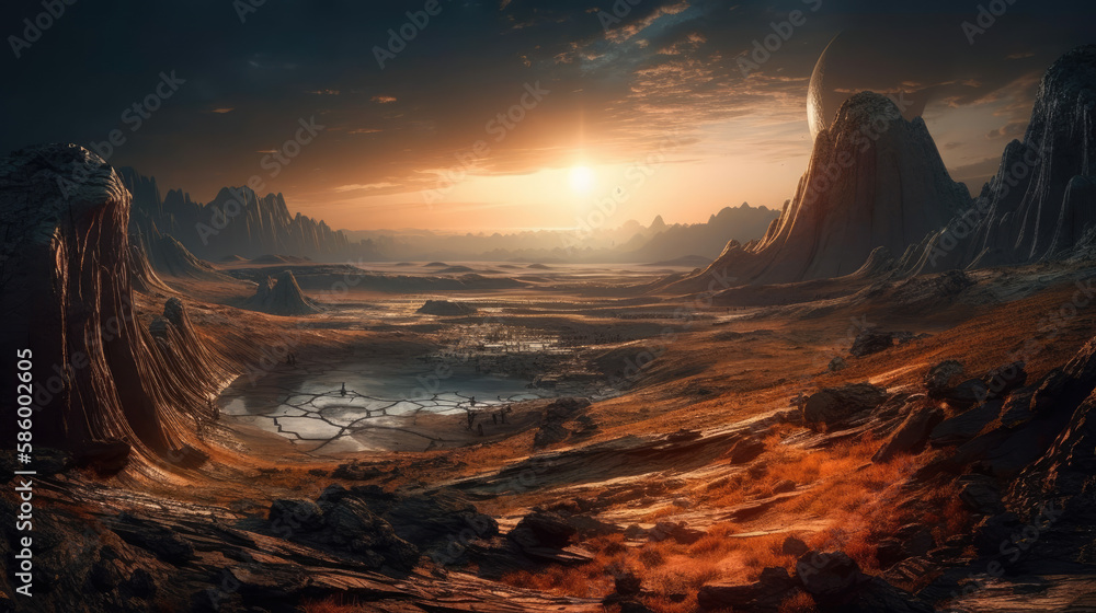 Naklejka premium amazing landscape 