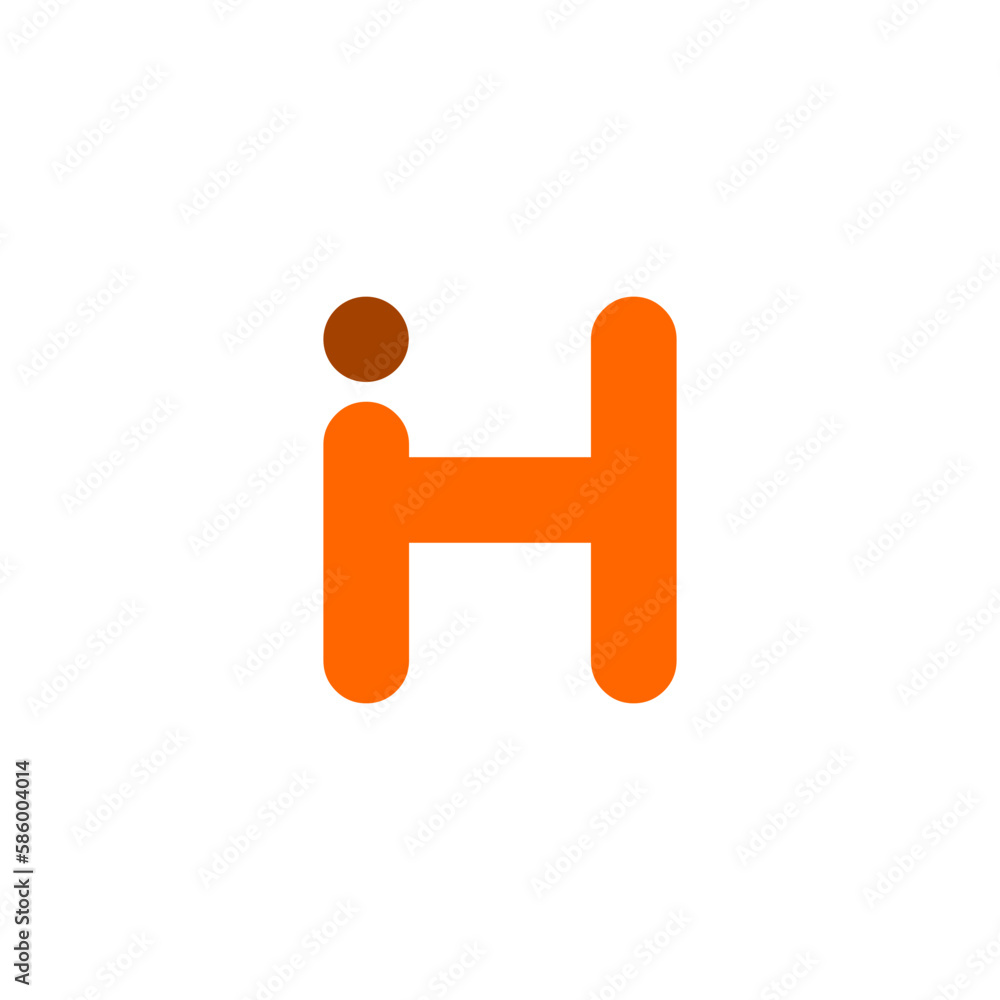 Vector of a creative orange 