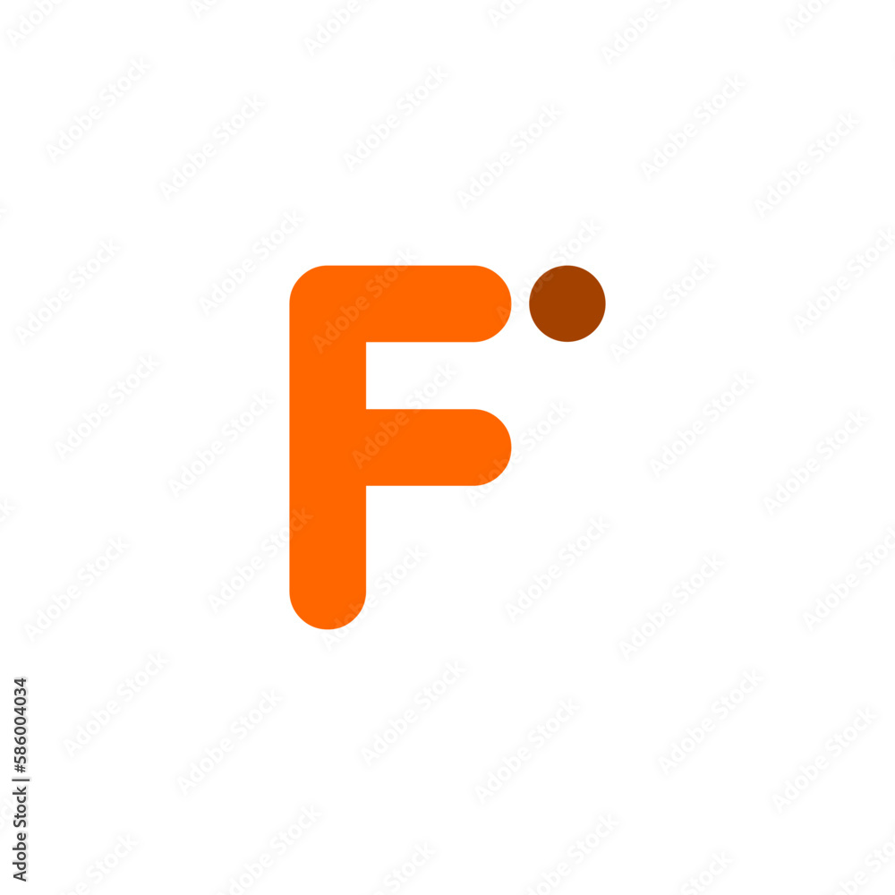 Vector of an editable logo with the letter Vector of an editable logo with the letter