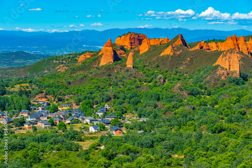 Las Medulas - ancient gold mining site near Ponferrada in Spain photo