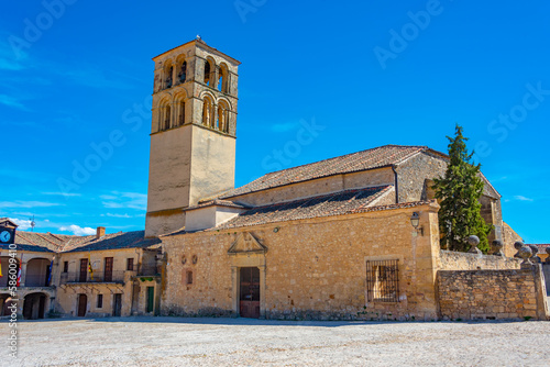 San Juan Bautista Church in Pedraza village in Spain