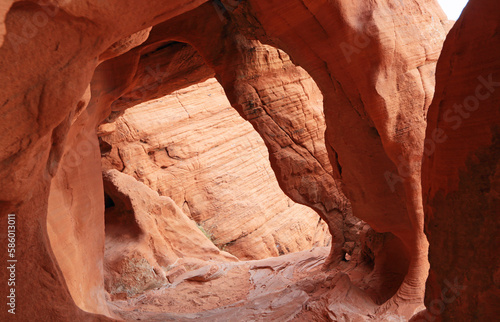 In the cave - Valley of Fire State Park, Nevada