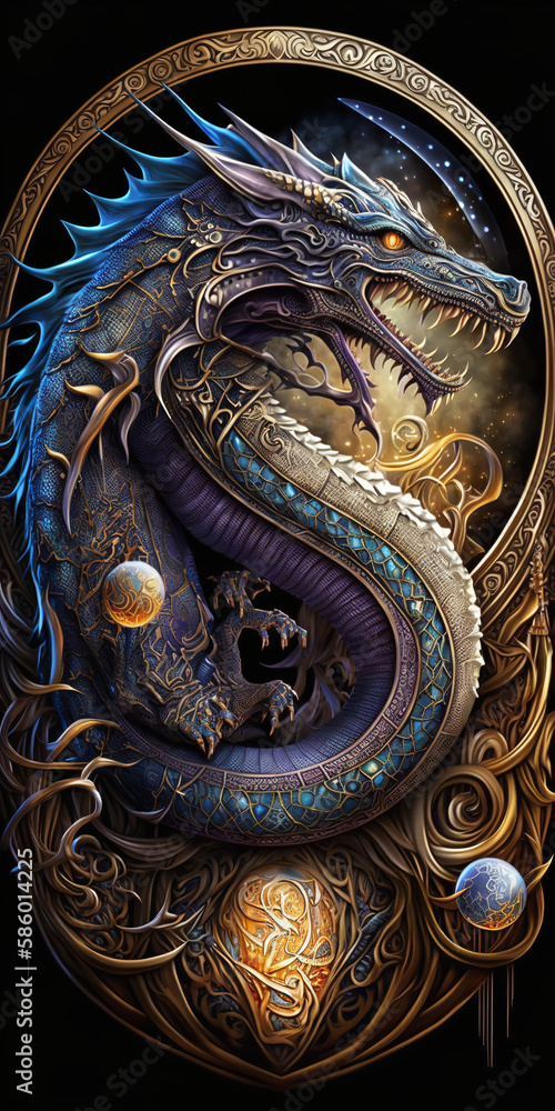 intricatre mystical dragon Generative AI intricatre mystical dragon Generative AI