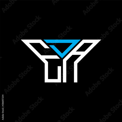 EDA letter logo creative design with vector graphic, EDA simple and modern logo.