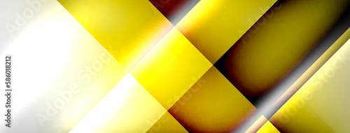 Light and shadow squares and lines abstract background