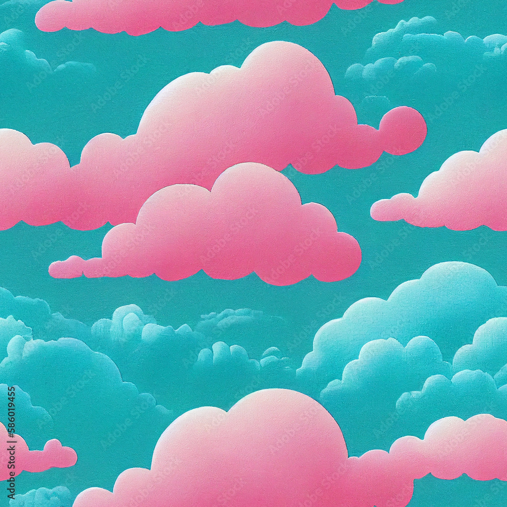 The Art of Clouds: Mesmerizing Patterns for Your Designs, cloud pattern, GENERATIVE AI