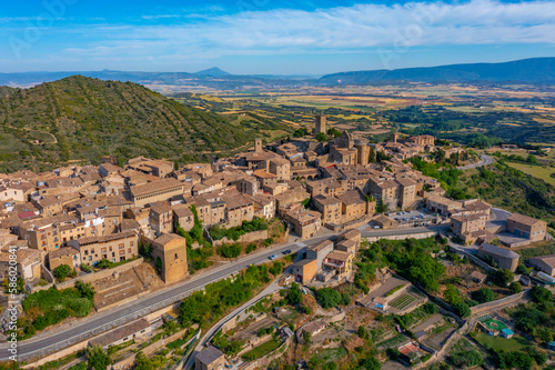 Panorama view of Spanish village Sos del Rey Catolico photo