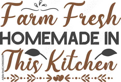Farm fresh homemade in this kitchen