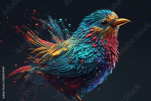 Discover our diverse collection of bird artworks featuring various breeds, created using different art styles and techniques. From realistic to abstract, this collection offers a range of options. © AI Indigo