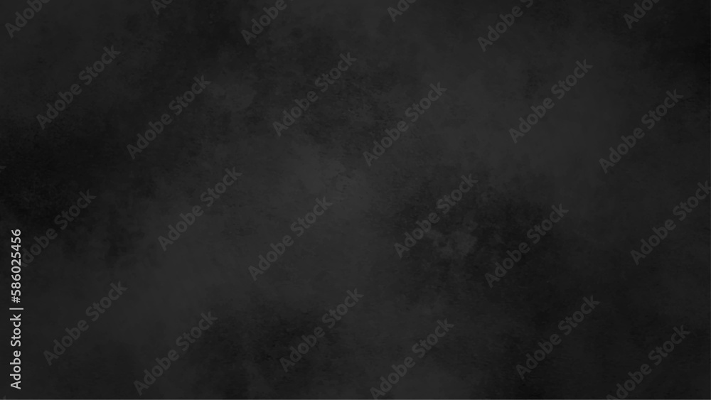 Fototapeta premium Old black background. Grunge texture. Dark wallpaper. Blackboard. Chalkboard. Wall