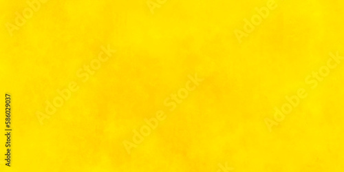 Yellow abstract background, the Studio wall is illuminated by constant light. Abstract yellow watercolor background texture. Vector concept concrete wall