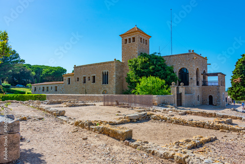 Roman museum of ancient site Empuries in Catalunya, Spain photo