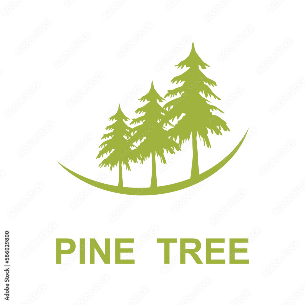 Pine tree Logo design inspiration Pine tree Logo design inspiration
