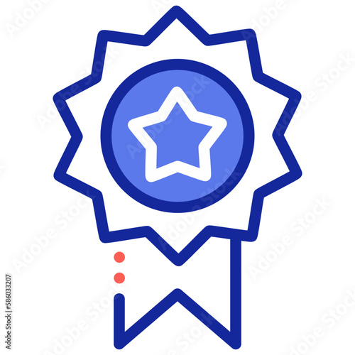 Achievement recognition emblem icon