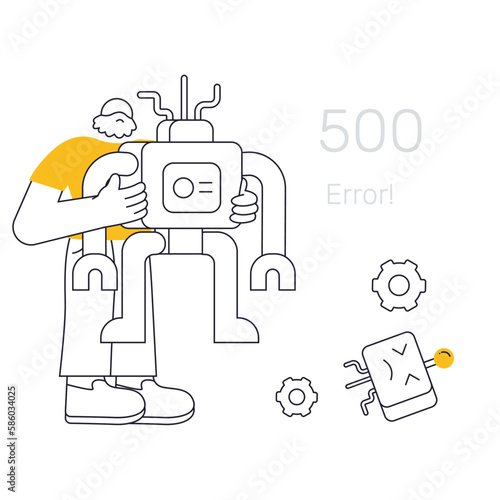 fix robot for illustrator error 505