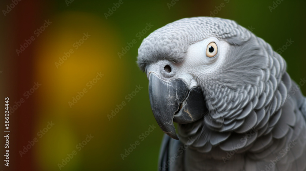 Fototapeta premium portrait of a parrot