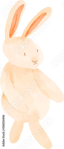 rabbit watercolor