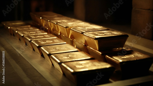 Photos Manufacturing gold ingot bullion bars