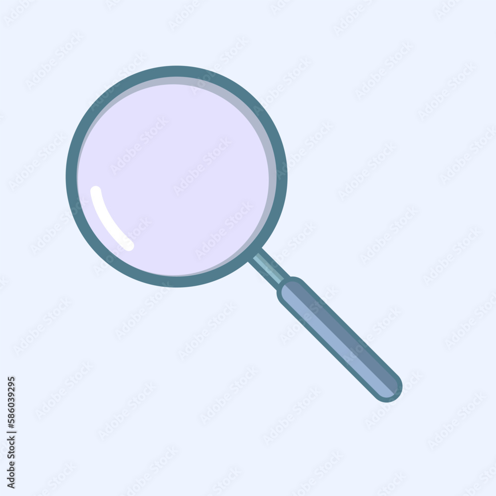 magnifying glass simple illustration magnifying glass simple illustration