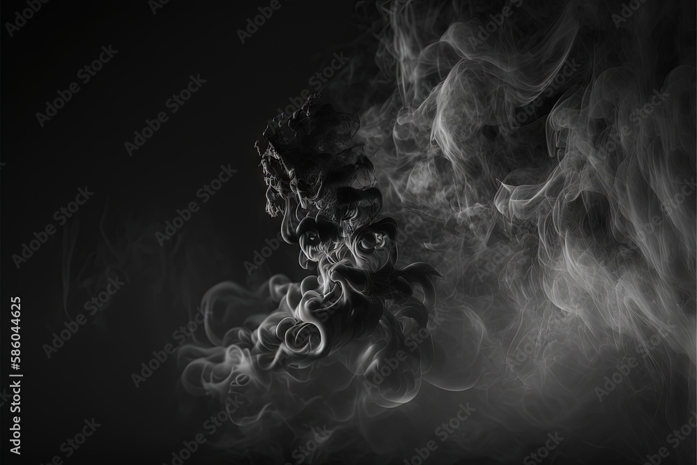 Fantastic smoke, abstract background, wallpaper. Color bomb. Printable image. High quality. Generative AI Fantastic smoke, abstract background, wallpaper. Color bomb. Printable image. High quality. Generative AI