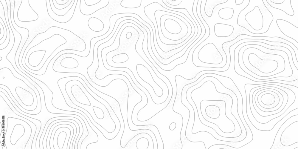  Abstract lines background. Contour maps. Vector illustration, Topo contour map on white background, Topographic contour lines vector map seamless pattern.