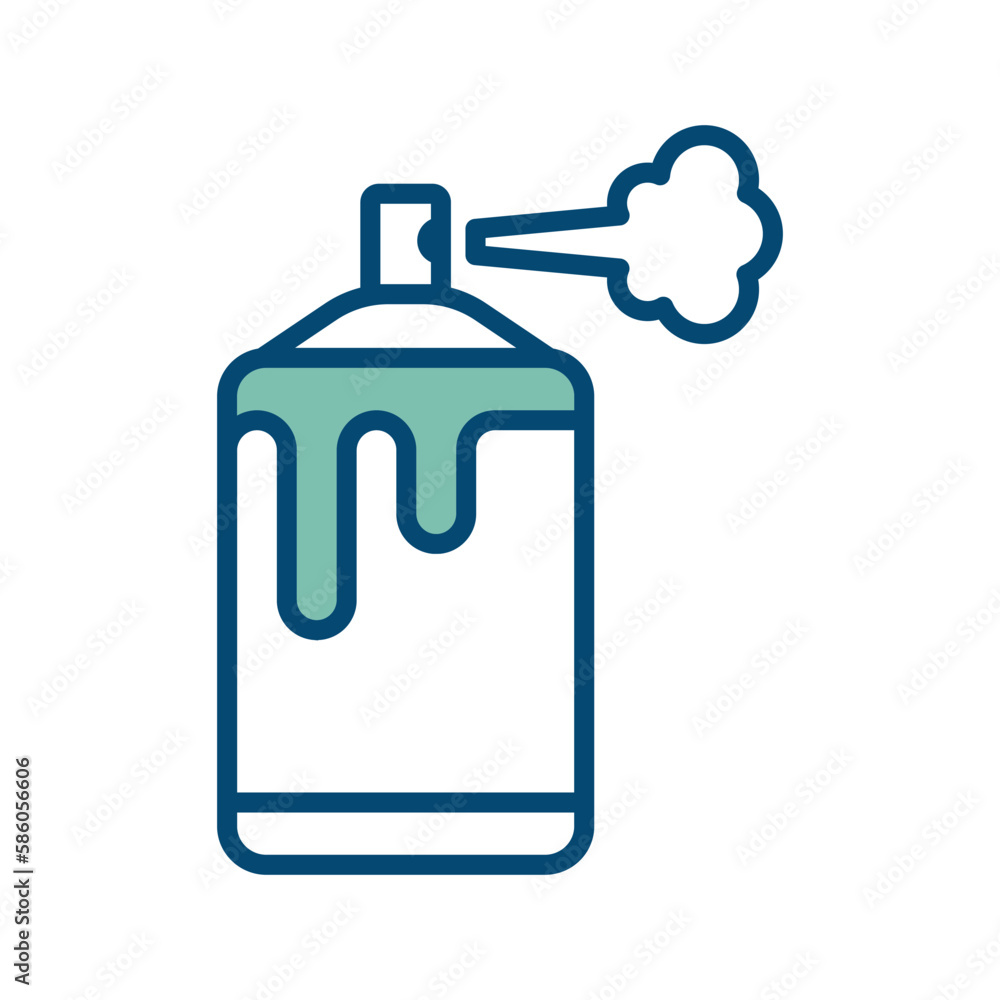 paint spray icon vector design template in white background paint spray icon vector design template in white background