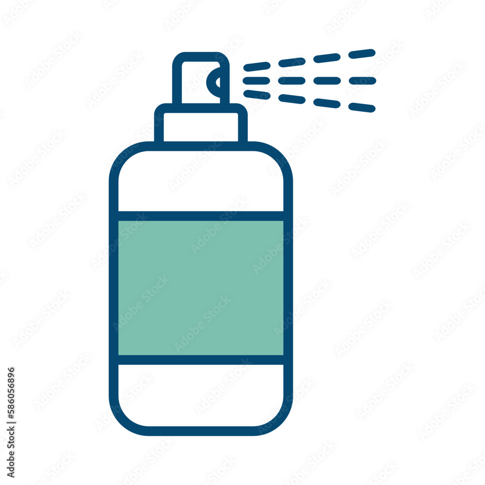 spray icon vector design template in white background spray icon vector design template in white background