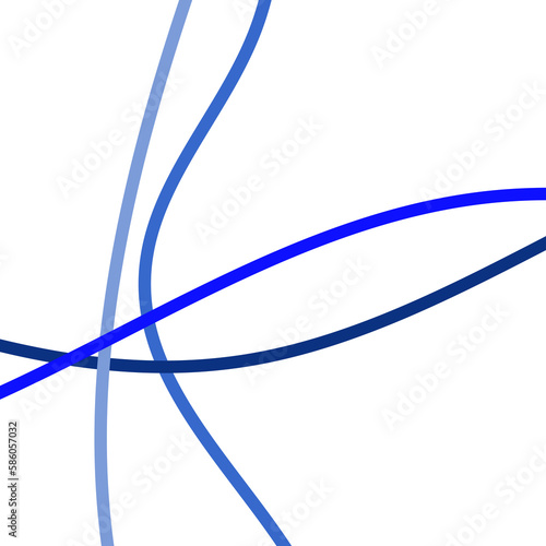 Blue Minimal Graphic Lines