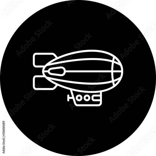 Airship Line Inverted Icon