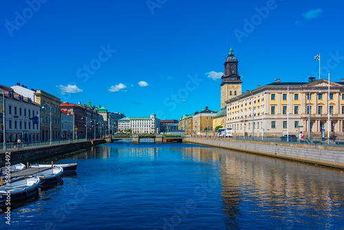 Göteborg town hall, city museum and Christinae church, Sweden photo