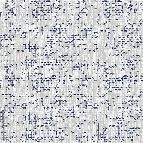 Fancy fabric linen, blended with stripes washed coat surface tile jacquard texture digital printing pattern design. Yarns for sports style. Vector fabric seamless pattern. Abstract natural textured
