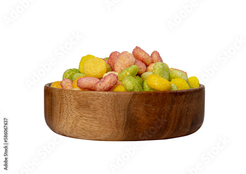 Colorful Breakfast Bolls, Fruity Cereal Ball, Colorful Corn Cereals Collection