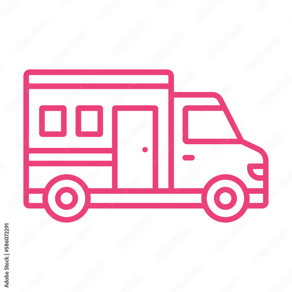 School Bus Icon School Bus Icon