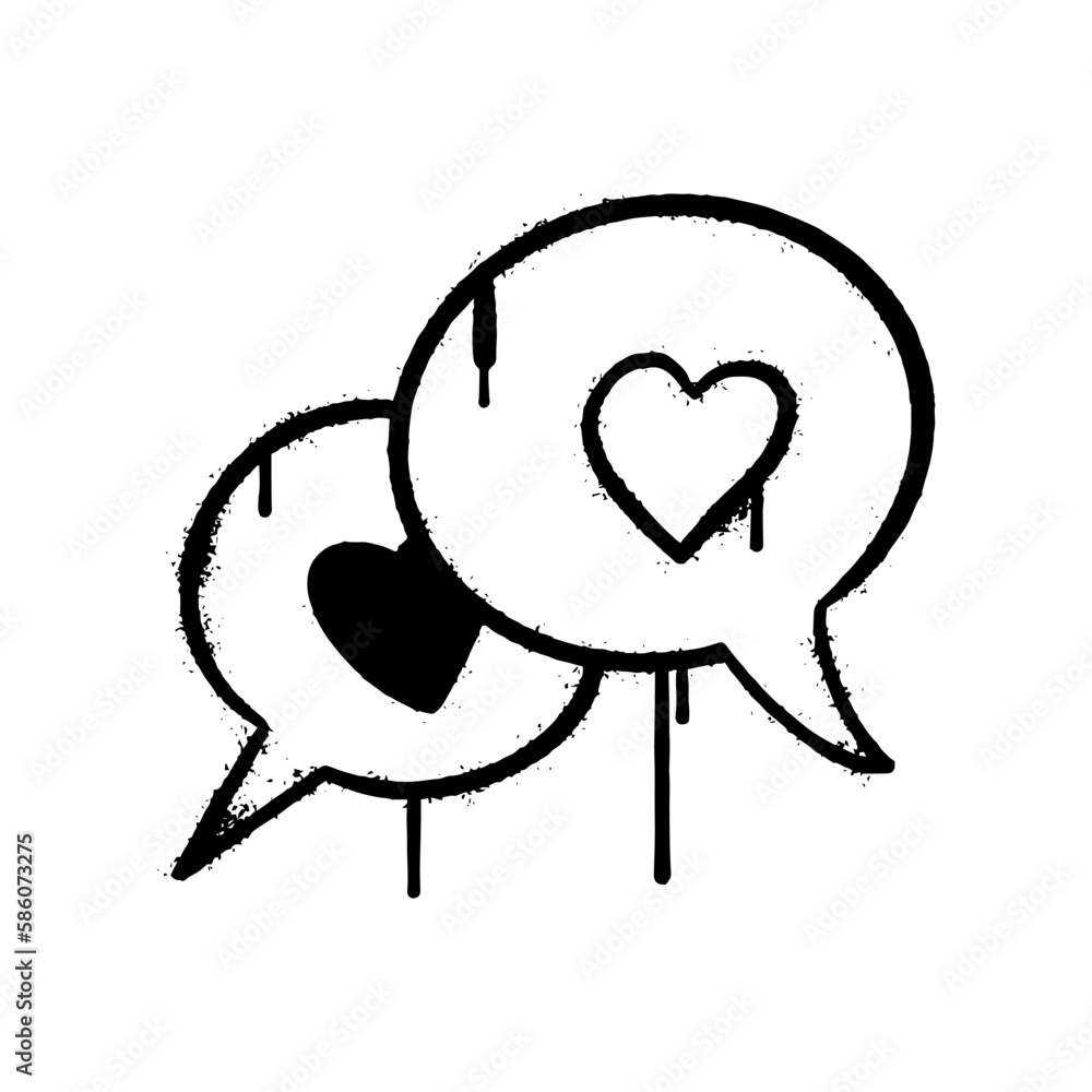 Spray Painted Graffiti love Sprayed isolated on white background. Spray Painted Graffiti love Sprayed isolated on white background.