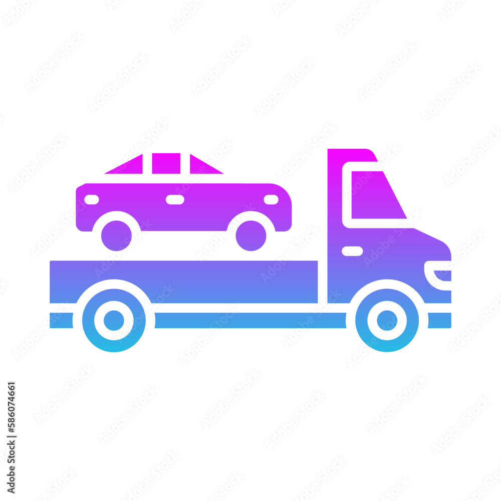 Car Towing Icon Car Towing Icon