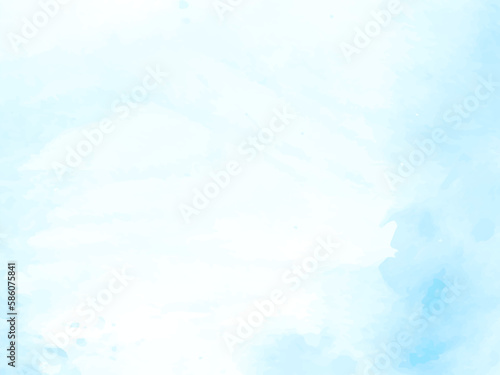 Abstract soft blue watercolor texture design background © Tamarindarts