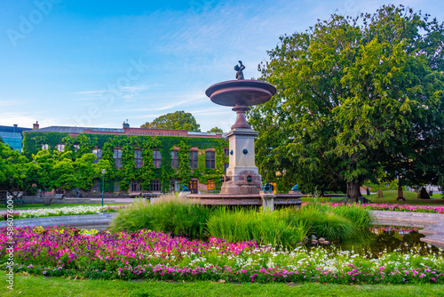 View of the Lund university in Sweden photo