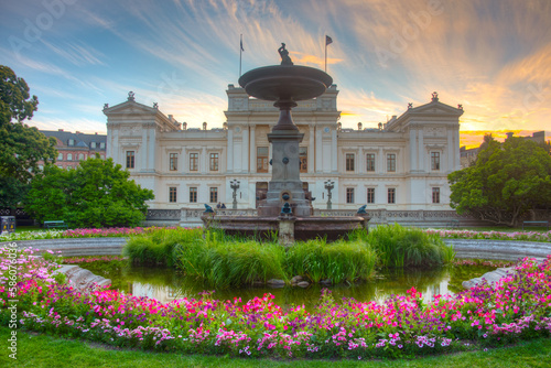 View of the Lund university in Sweden photo