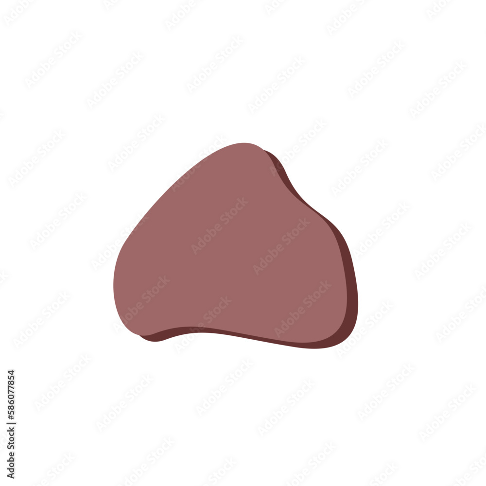 Aesthetic Brown Blob 2D Shape Aesthetic Brown Blob 2D Shape