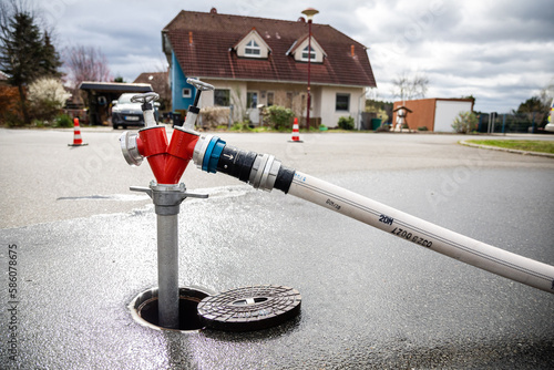 Hydrant mit Systemtrenner bzw. Rückflussverhinderer