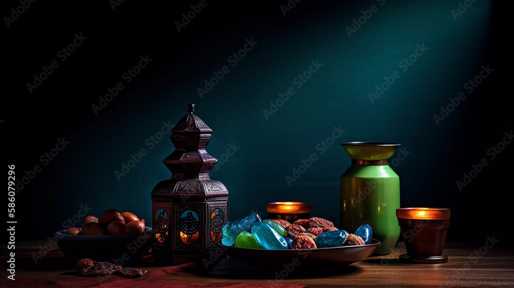Ramadan food table